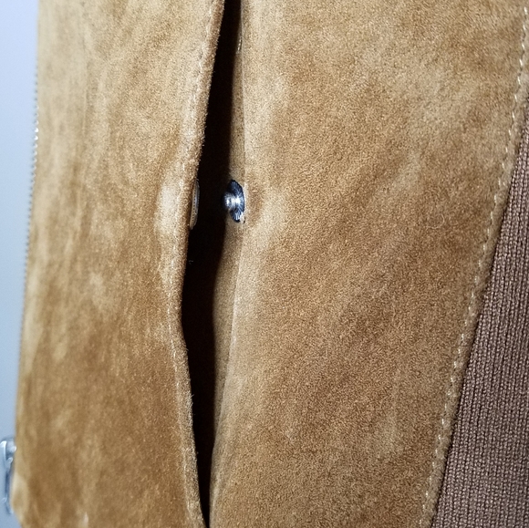 Soia & Kyo Suede Jacket brown xs extra small - Picture 8 of 16